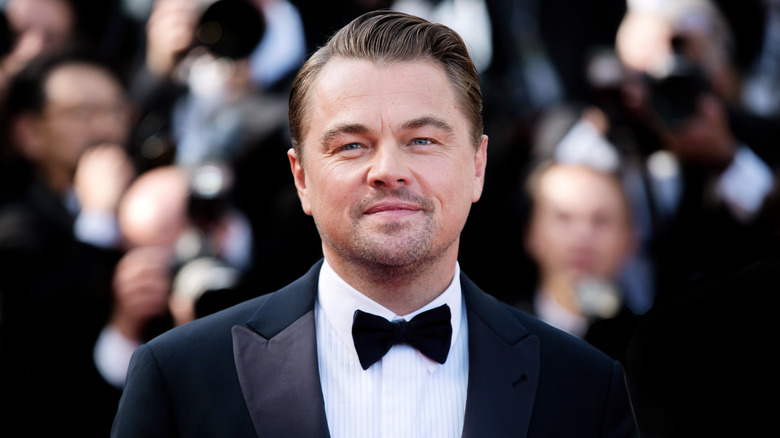 Leonardo DiCaprio smiling