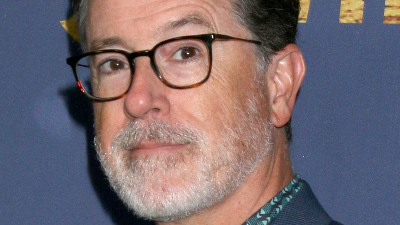 Stephen Colbert posing 