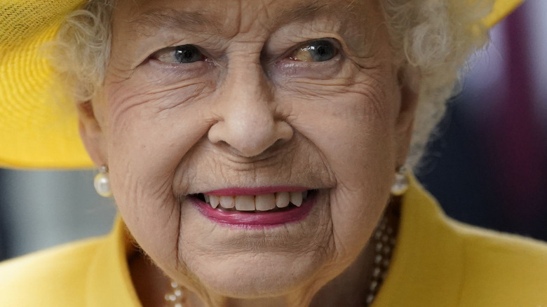 Queen Elizabeth smiling 