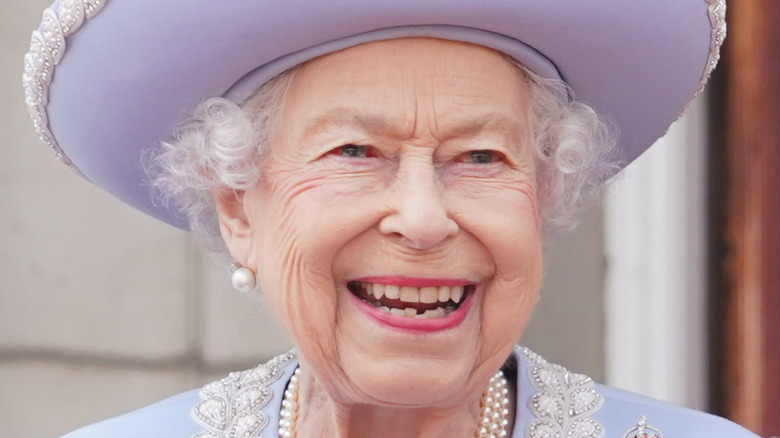 Queen Elizabeth smiling