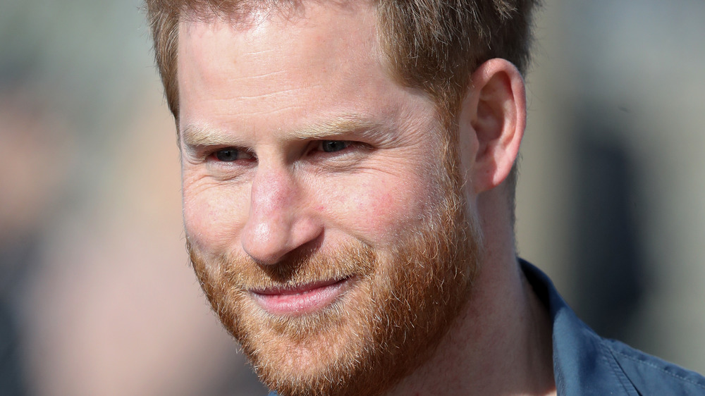 Prince Harry smiling