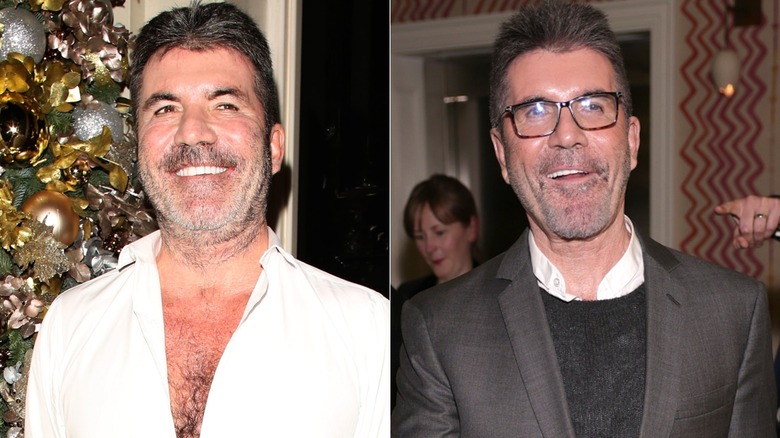 Split image of Simon Cowell 2017 v 2025