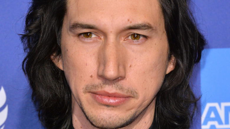 Adam Driver face close-up