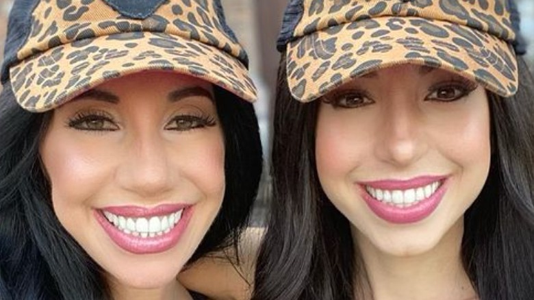 Cher and Dawn Hubsher wearing matching hats