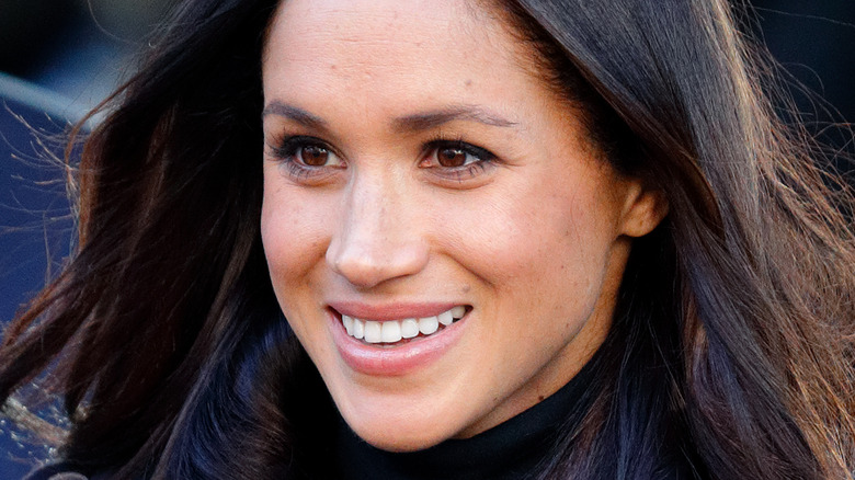 close up of Meghan Markle