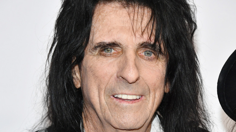 Alice Cooper on the red carpet