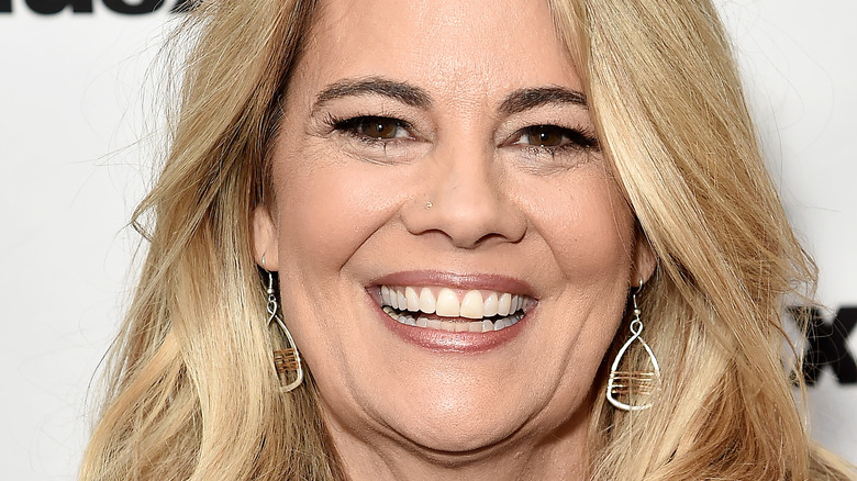 Lisa Whelchel smiling on red carpet