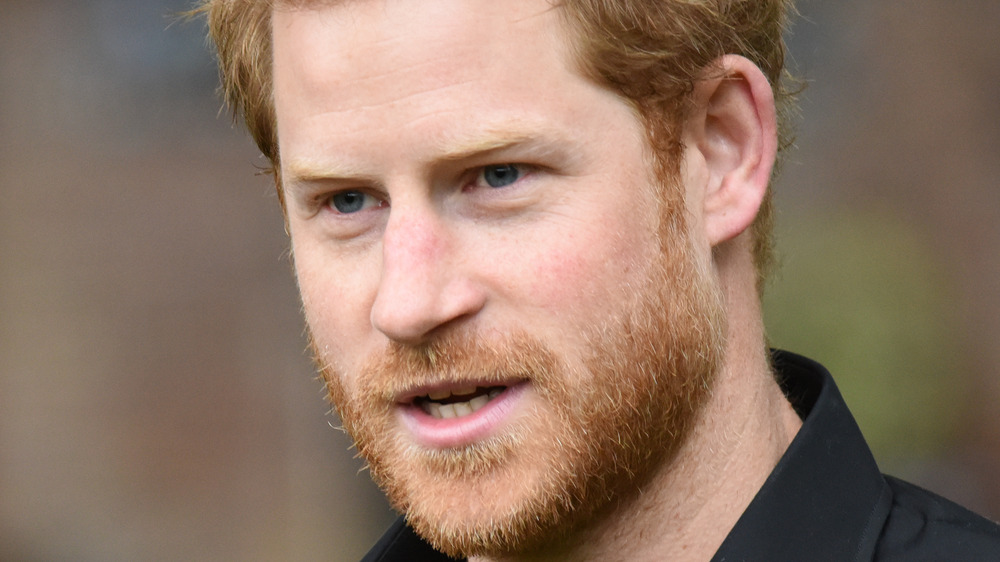 Prince Harry with facial hair