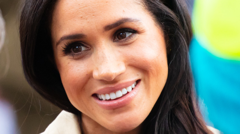 Meghan Markle smiling