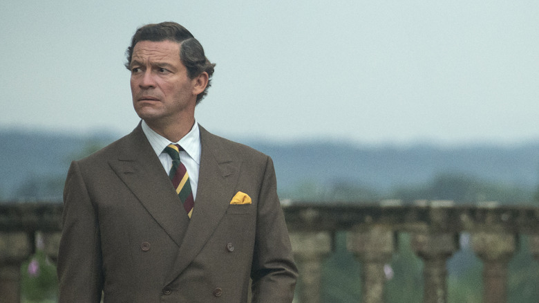 Dominic West as Prince Charles in The Crown