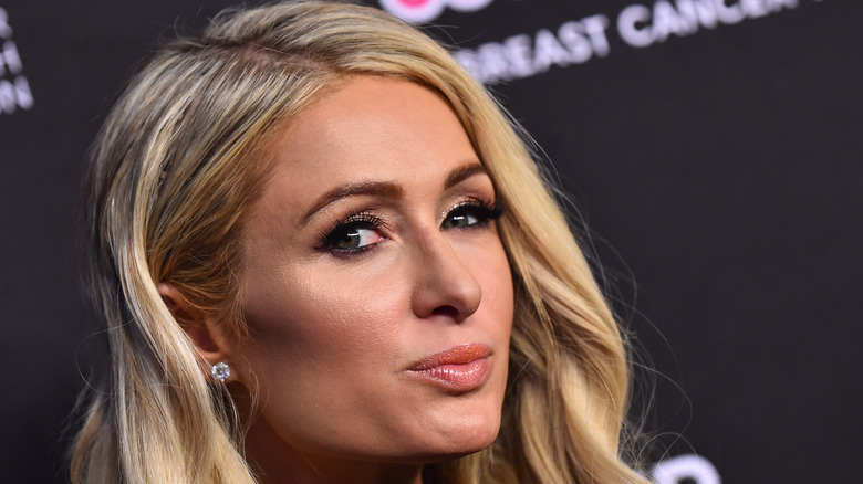 Paris Hilton smiling