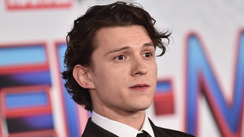 Tom Holland on red carpet