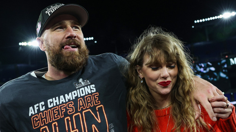 Taylor Swift and Travis Kelce together