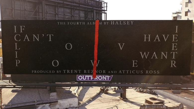 Halsey's promotion billboard for album
