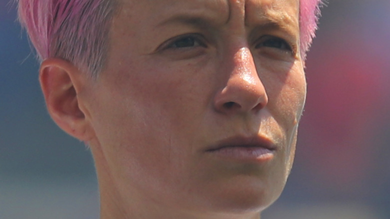 Megan Rapinoe close up