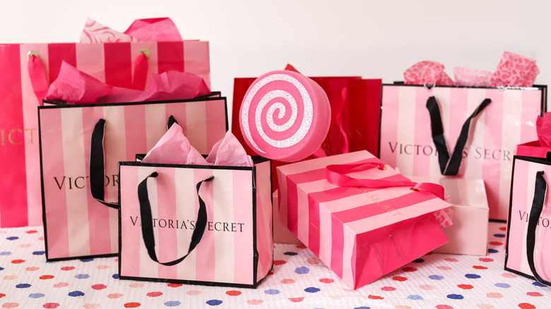 victorias secret shopping bags