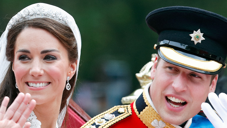 Prince William and Kate Middleton wedding day 