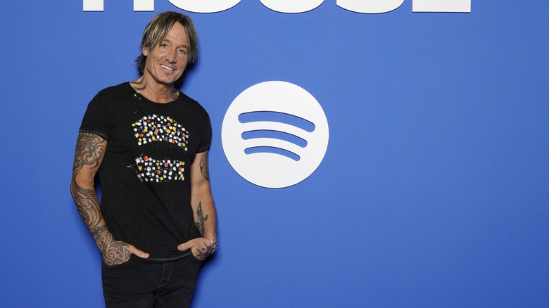 Keith Urban at a Spotify event