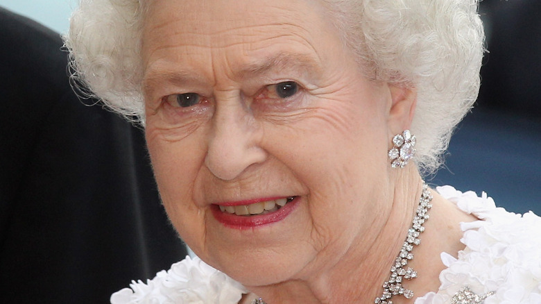 Queen Elizabeth attending an event