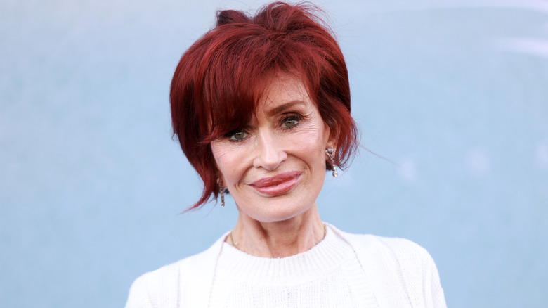 Sharon Osbourne smiling