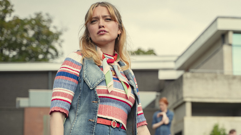 Aimee Lou Wood in character