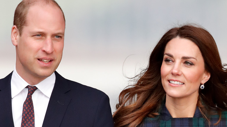 Prince William & Kate Middleton walking