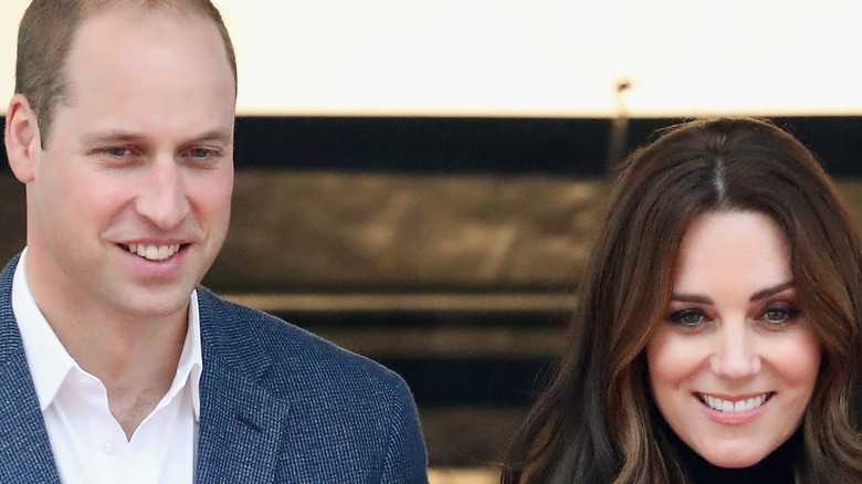 Prince William and Kate Middleton at an event