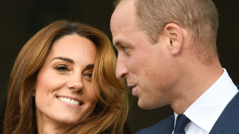 William and Kate smiling 