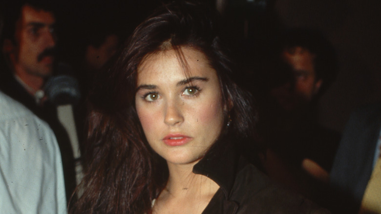 Young Demi Moore posing