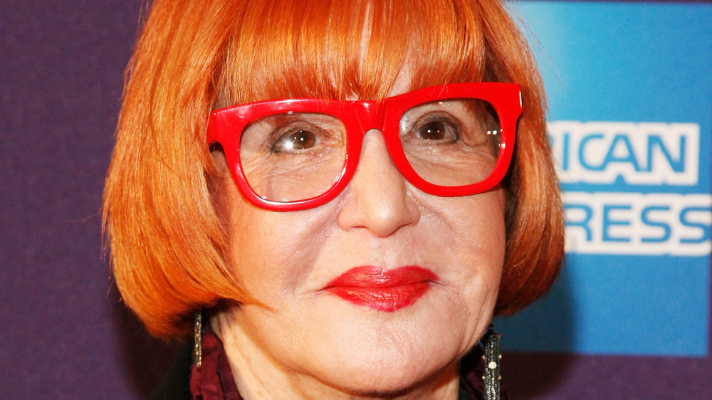 Sally Jessy Raphael smiling