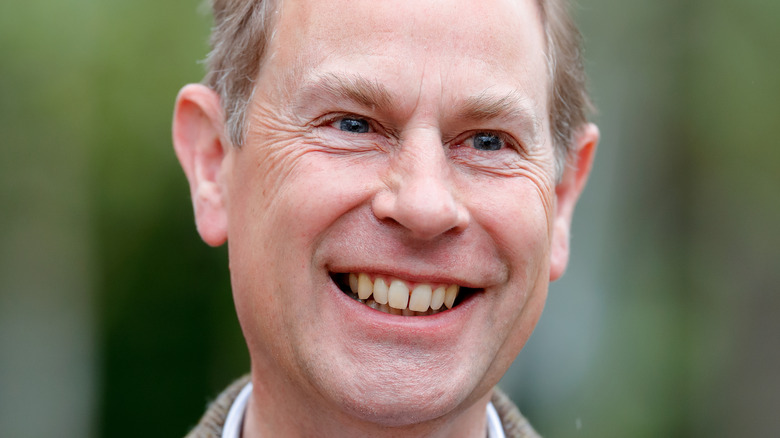 Prince Edward smiling