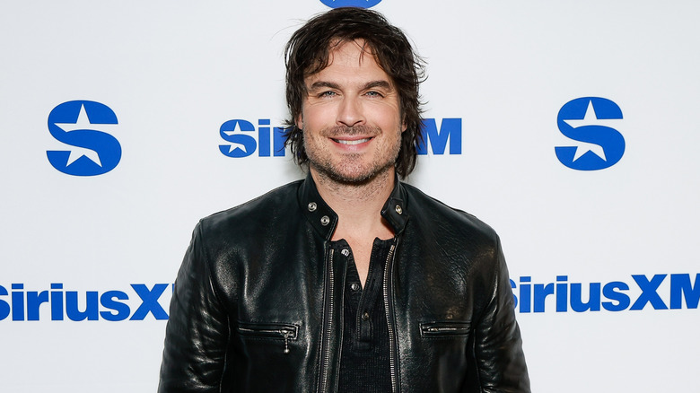 Ian Somerhalder visiting SiriusXM Studios 