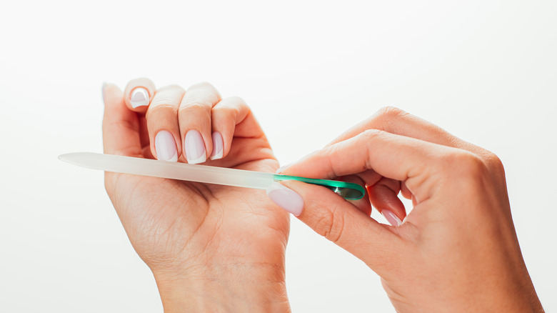 Glass nail file 