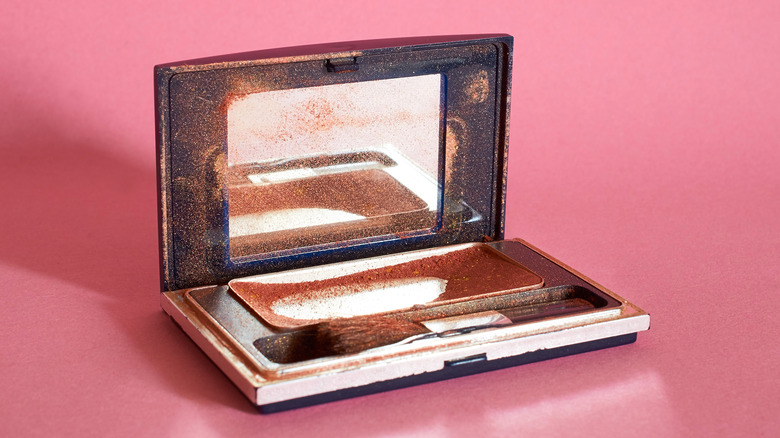 Used empty makeup compact