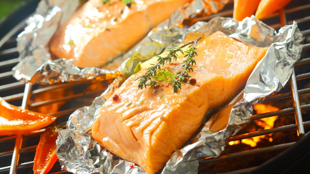 grilled salmon