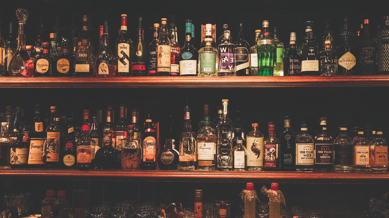 Image of stocked bar