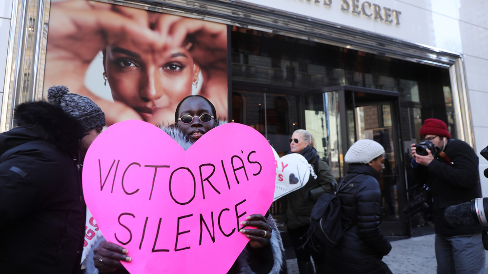 Protesters taking on Victoria's Secret