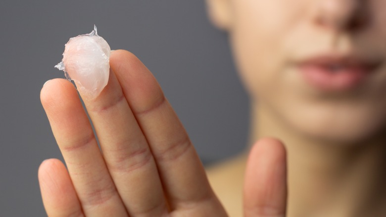 petroleum jelly on hand