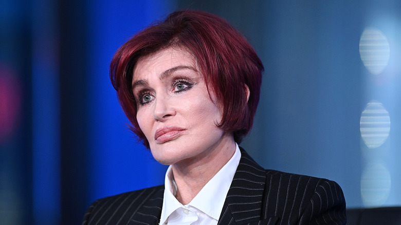 Sharon Osbourne looking away