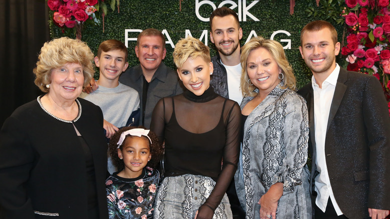 The Chrisley family smiling