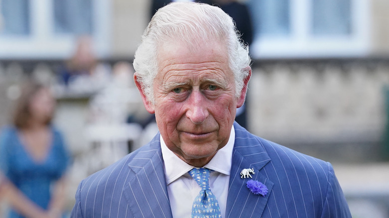 King Charles III smiling