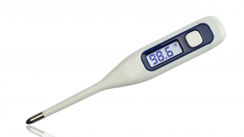 Thermometer reading 98.6