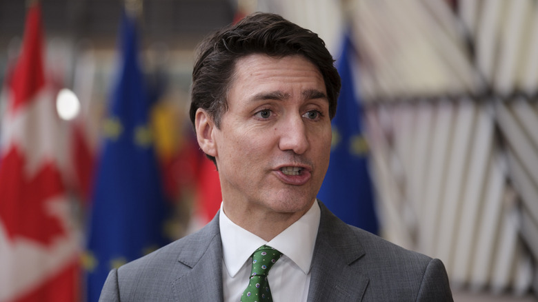 Justin Trudeau talking