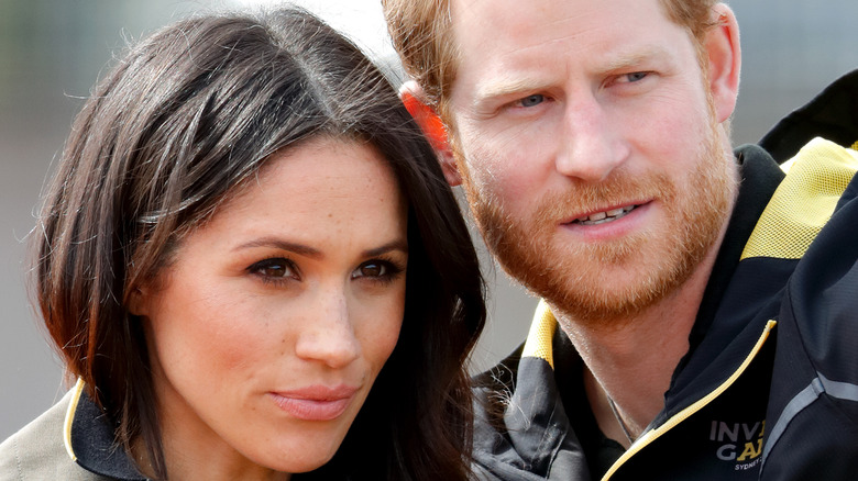 Meghan and Harry put their heads together