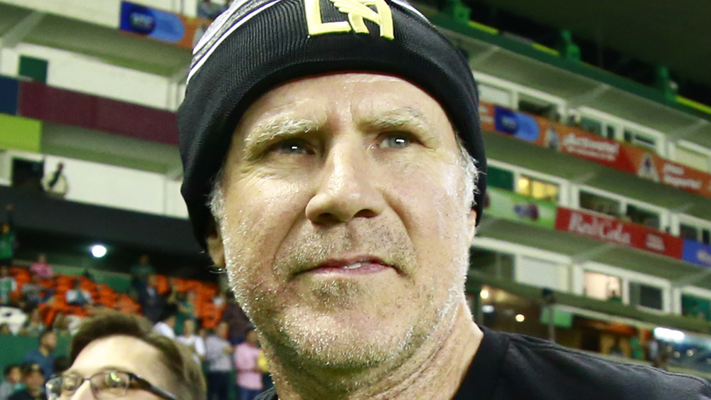 Will Ferrell at a football game