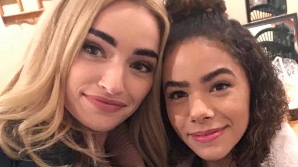 Brianne Howey and Antonia Gentry in a selfie