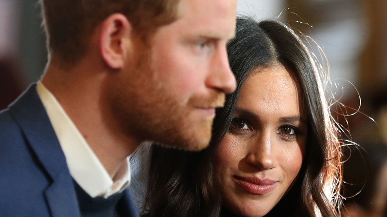 Prince Harry and wife Meghan Markle