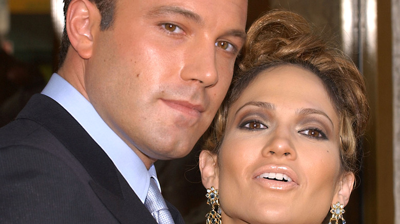 Ben Affleck and Jennifer Lopez at a movie premiere