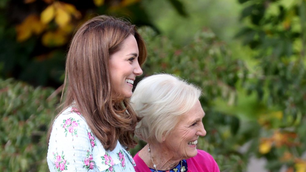 Kate Middleton and Mary Berry