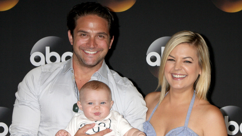 Brandon Barash, Kirsten Storms, and daughter Harper posing